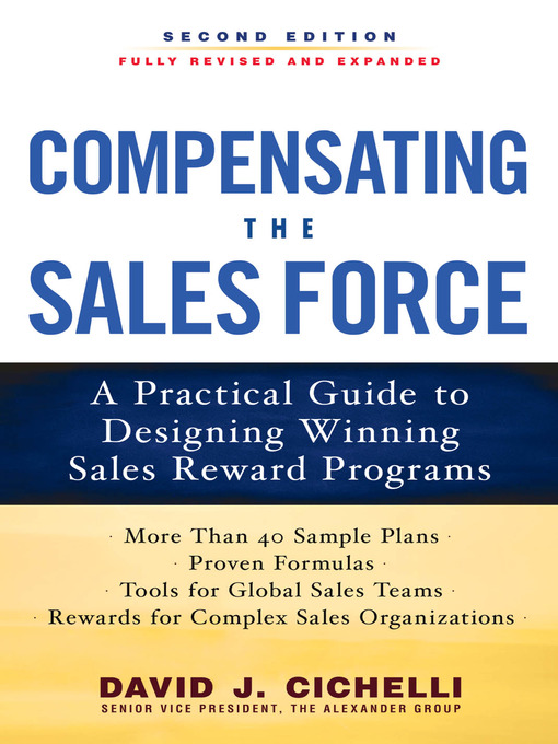Title details for Compensating the Sales Force by David J. Cichelli - Available